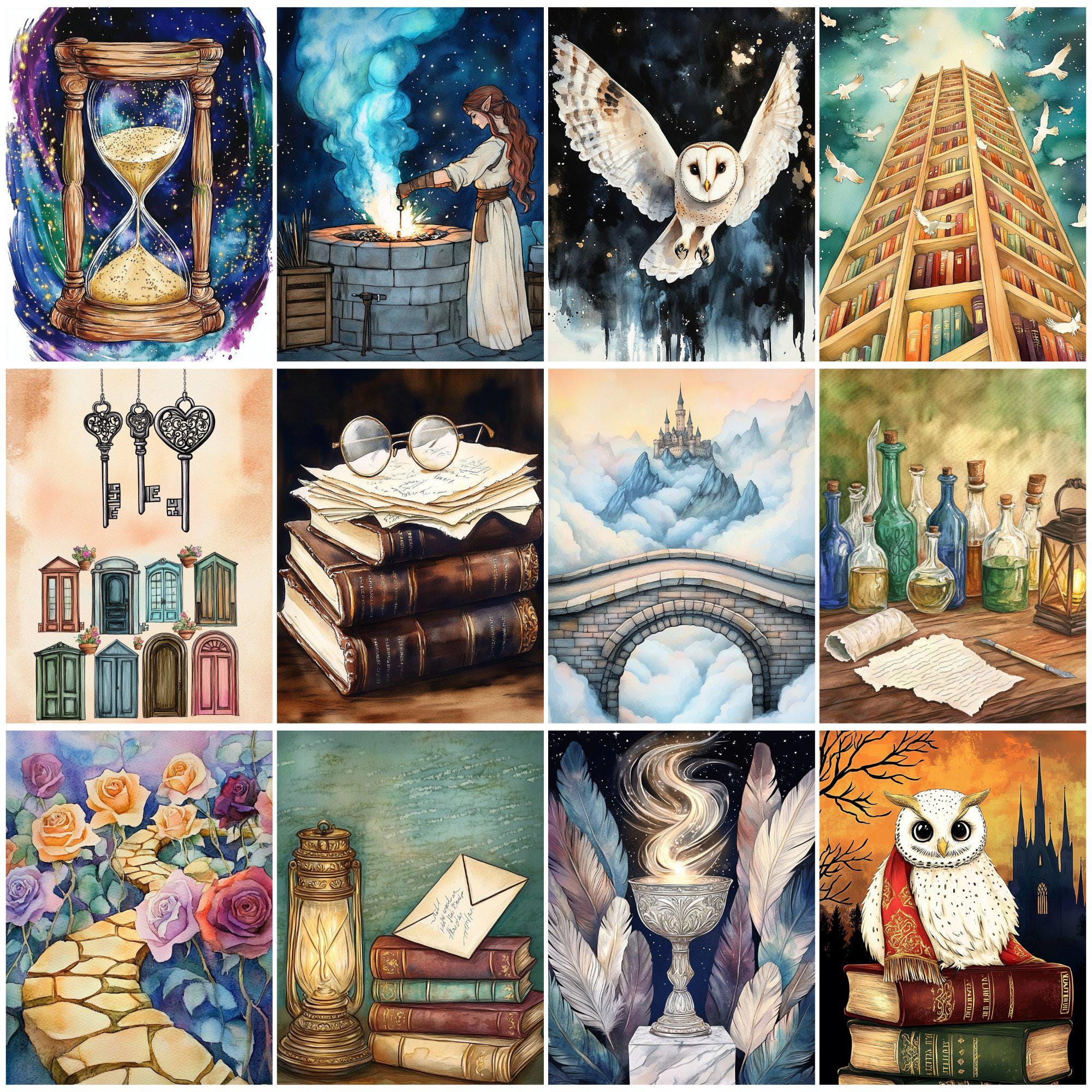 Wizarding School Junk Journal Kit, Magic Ephemera (digital Download) - Etsy
