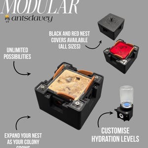 Modular 1:1 Founding Nest | Ant Farm/ Ant Nest