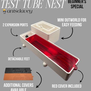 Test Tube Nest (Ant Farm Starter Kit) – Founding Setup for Ant Colonies