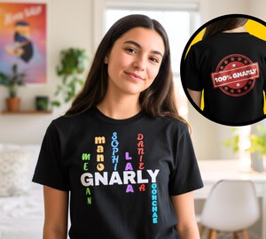 T-shirt Katseye Merch Gnarly - Unisexe, Coupe Décontractée, Tissu Doux Et Respirant - Tailles XXS à 4XL