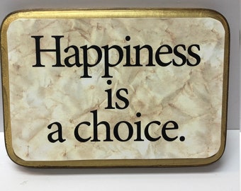 5x7 Happiness is a Choice - Etsy