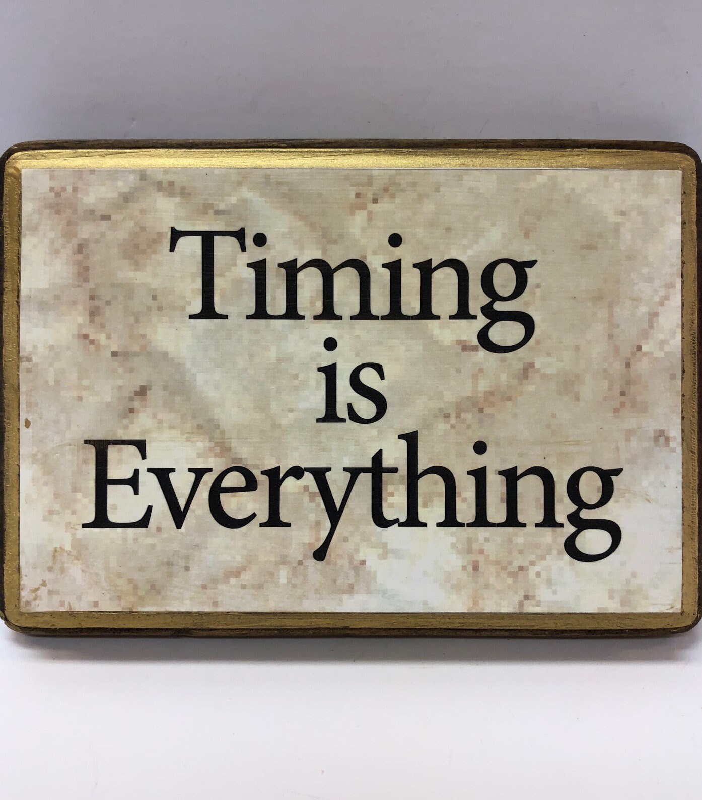 Timing is Everything Etsy
