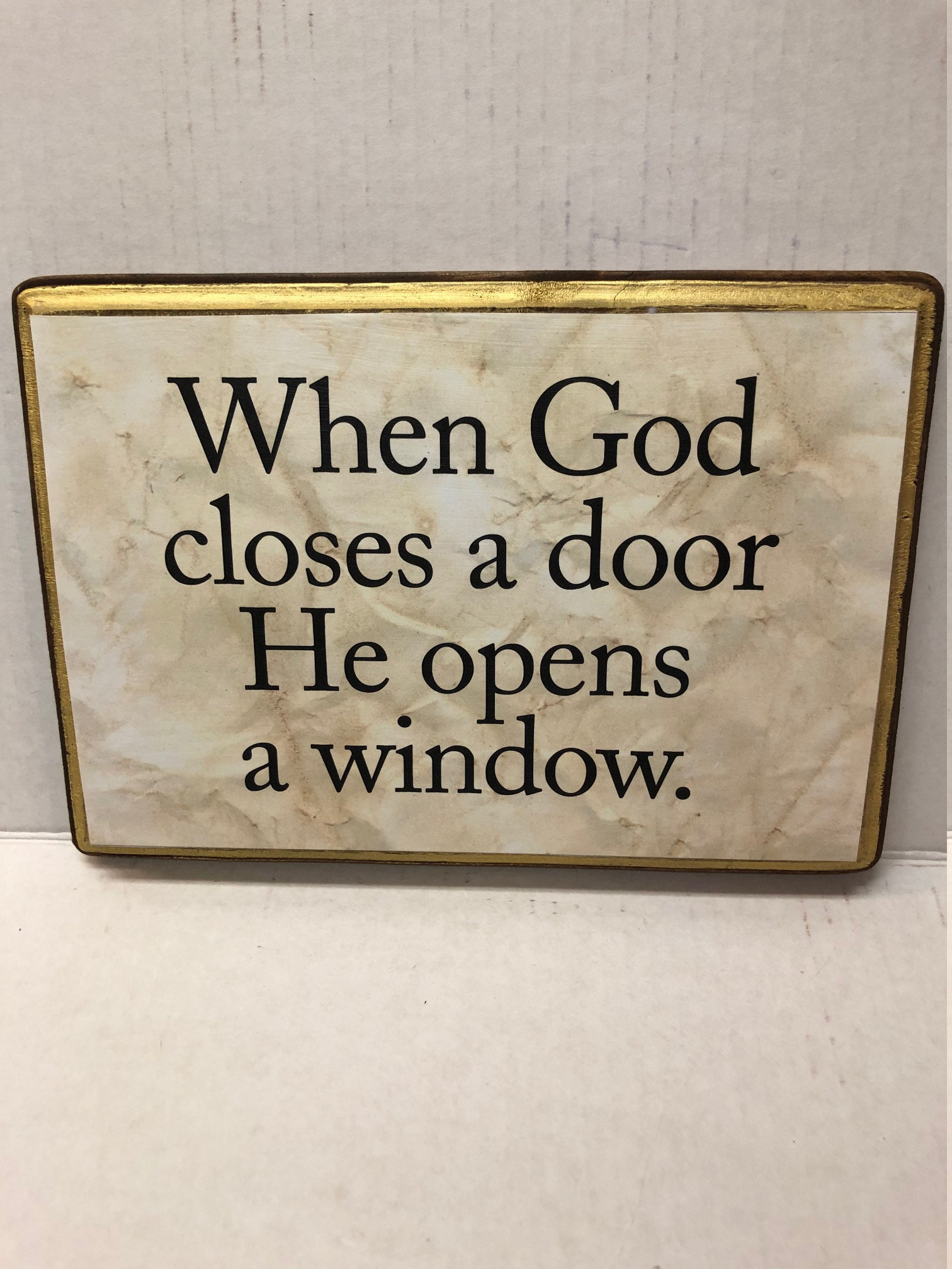 When God Closes A Door He Opens A Window Etsy
