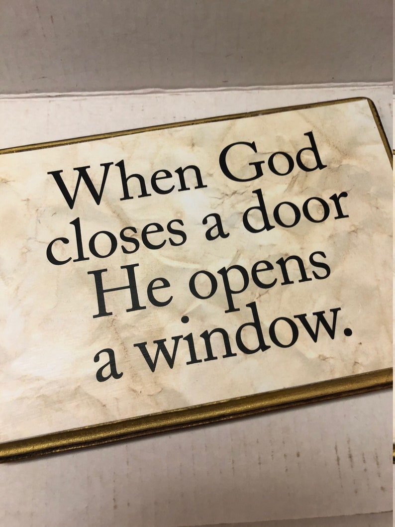 When God Closes a Door He Opens a Window image 2