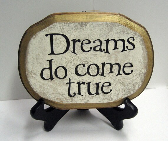 Dreams Do Come True- With Stand - Etsy