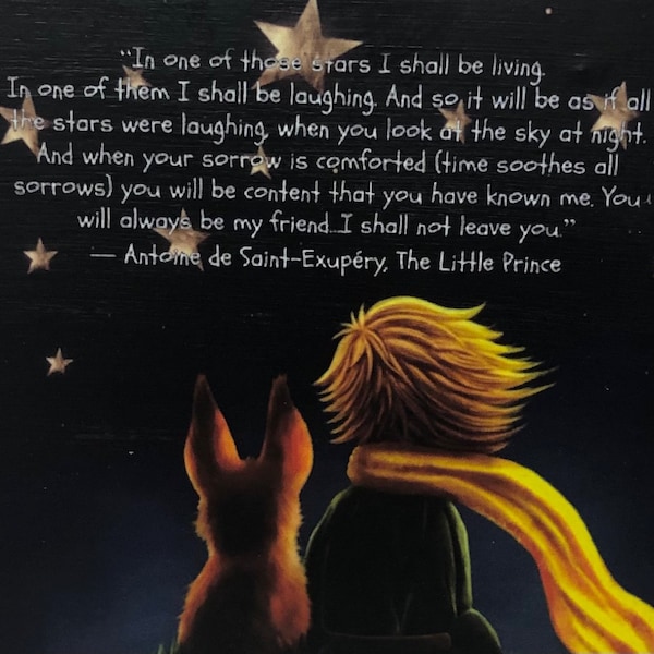 9x12 Little Prince Remembrance Plaque