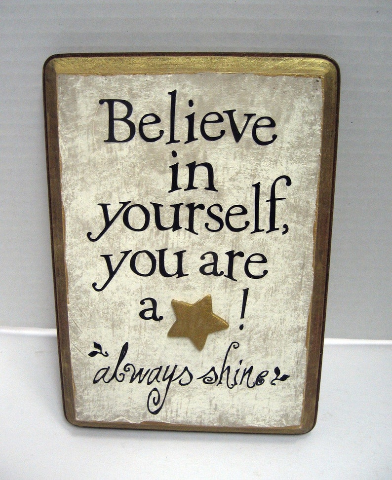 Believe in Yourself You Are a Star. Etsy