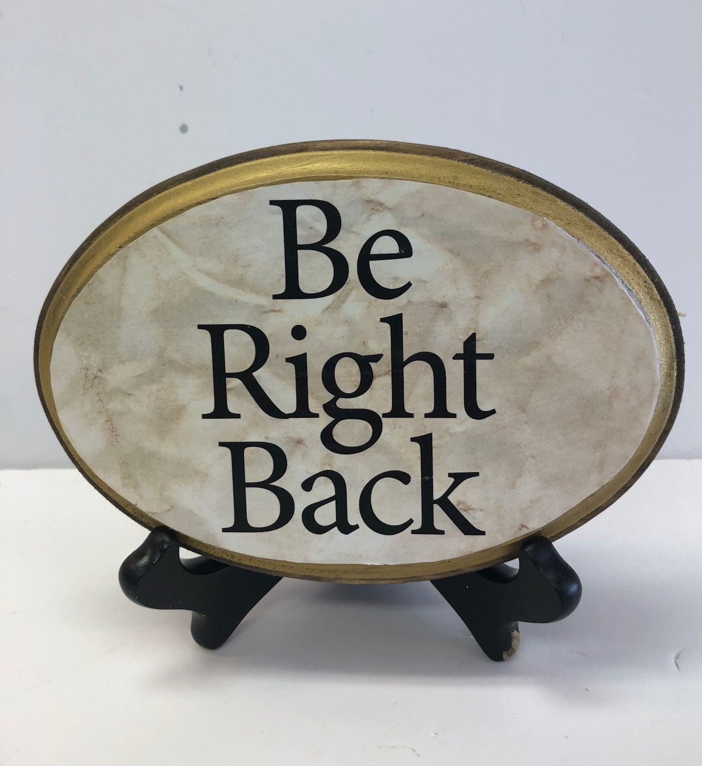 Return Soon Sign - Etsy
