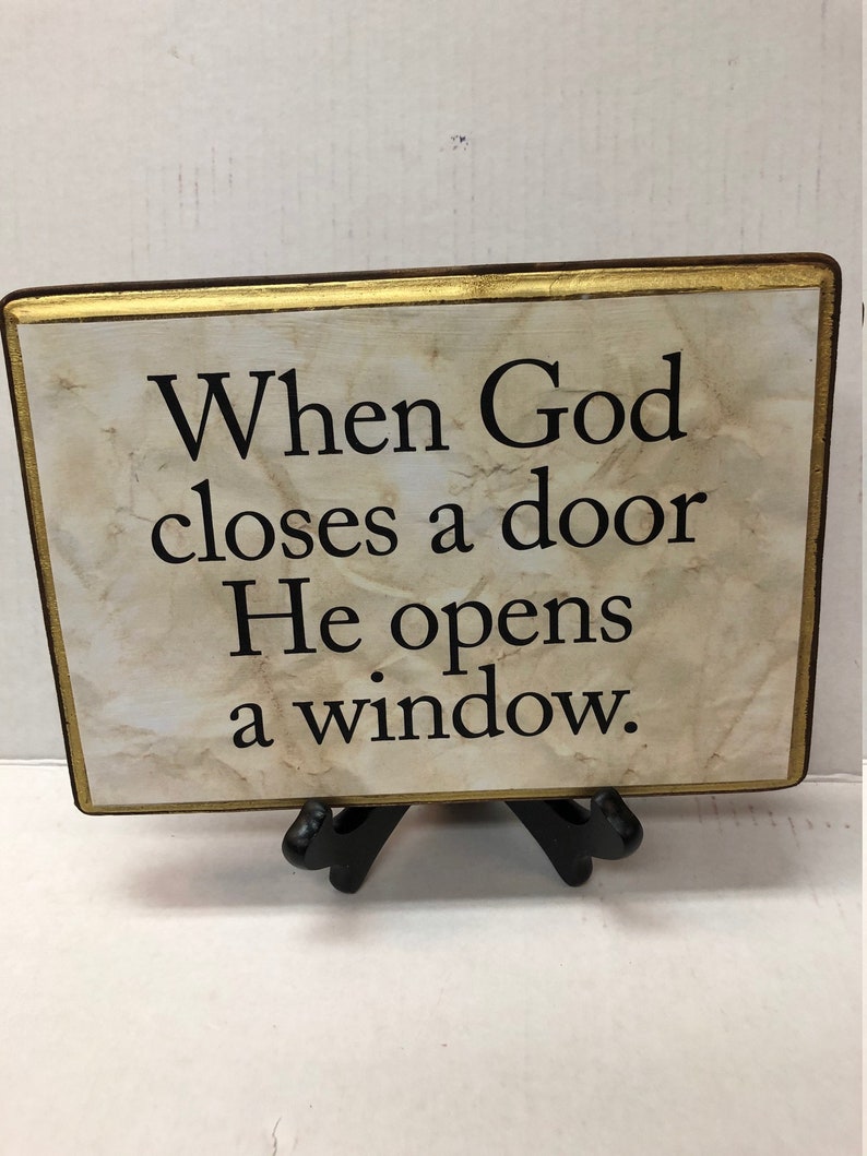 When God Closes a Door He Opens a Window image 3