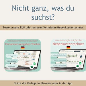 Household budget Excel template (German version) – financial tracker with savings goals, budget planner Google Sheets template image 13