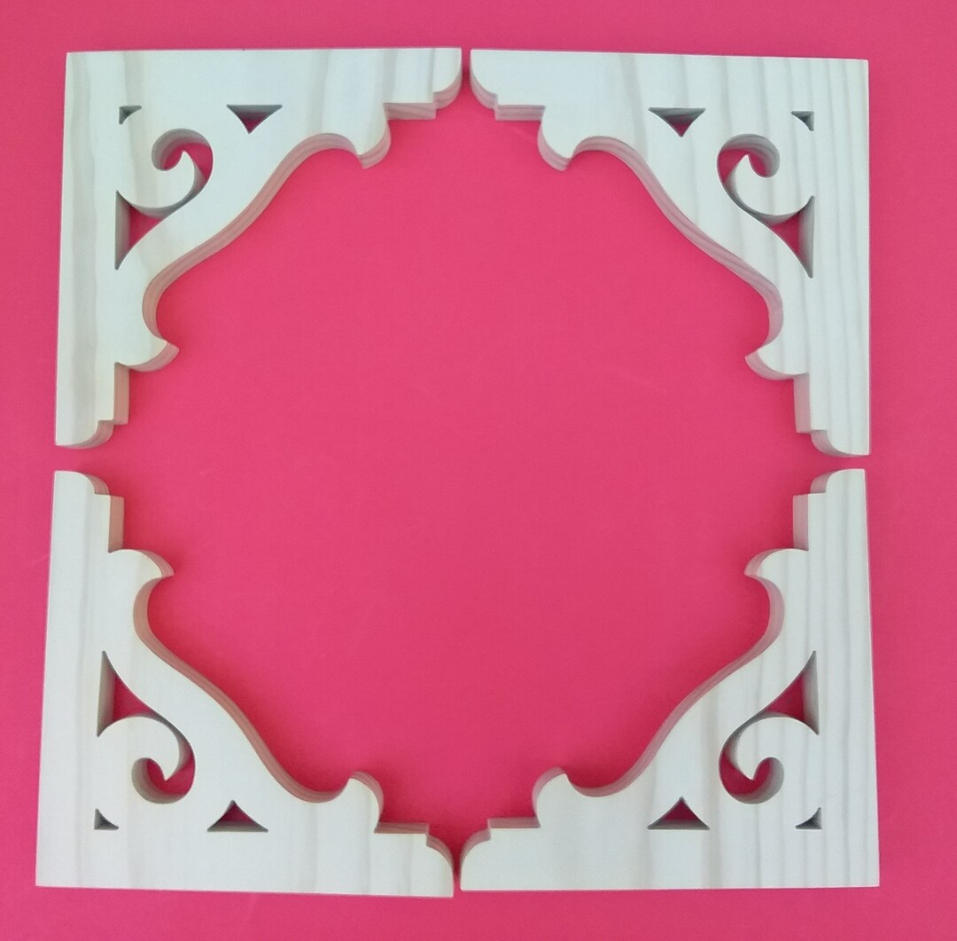 Wood Screen Door Brackets 5 3/4 X 5 3/4 X 3/4 Etsy