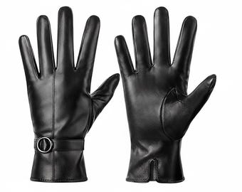 chinese dress ladies Saltor Black Leather Dress Gloves For Women main image 0