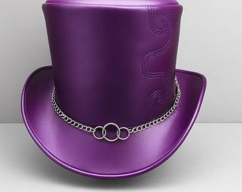 紫のスチームパンクシルクハット - 唯一無二 - Etsy 日本