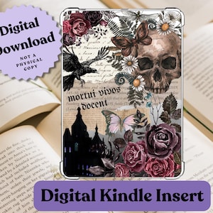 Nocticadia Kindle Insert: Keri Lake Inspired, Clear Case Printable Accessory (Digital Download)