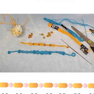 Mönster för armband med tyg, nålflitringar: Bubblor och pärlor, julgranskulor, handgjorda smycken, presenter