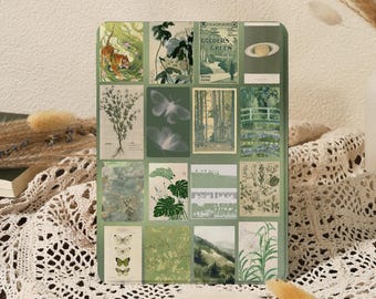 Forest Poster Collage Kindle Case for Paperwhite 10/11/12th 6'' 6.8'' 7'' Case, Colorsoft 2024, Kobo Clara Case, Magnetic Back with Strap