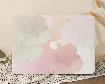 Soft Pink-Orange Gradient MacBook Case, Hard Laptop Cover for Air 13 A3240 Air 15 A3241 (2024–2025), MacBook Pro 13/14/15/16, M1 M2 M3 M4