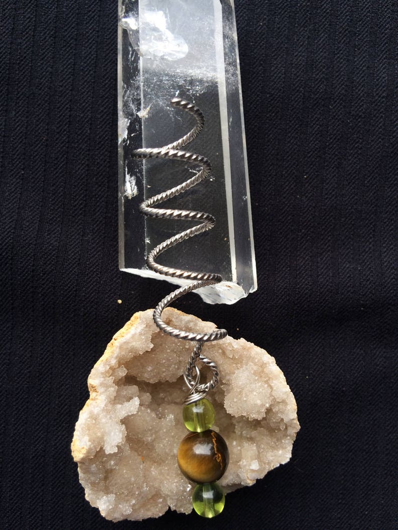 Tigers Eye And Peridot Dread Or Straight Hair Twist Hair Etsy
