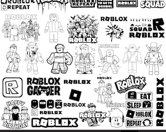 Roblox SVG Bundle, Gamer Clipart for Cricut (Digital Download)