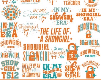 Showgirl Era SVG PNG Bundle: Luxury Energy Designs (Digital Download)