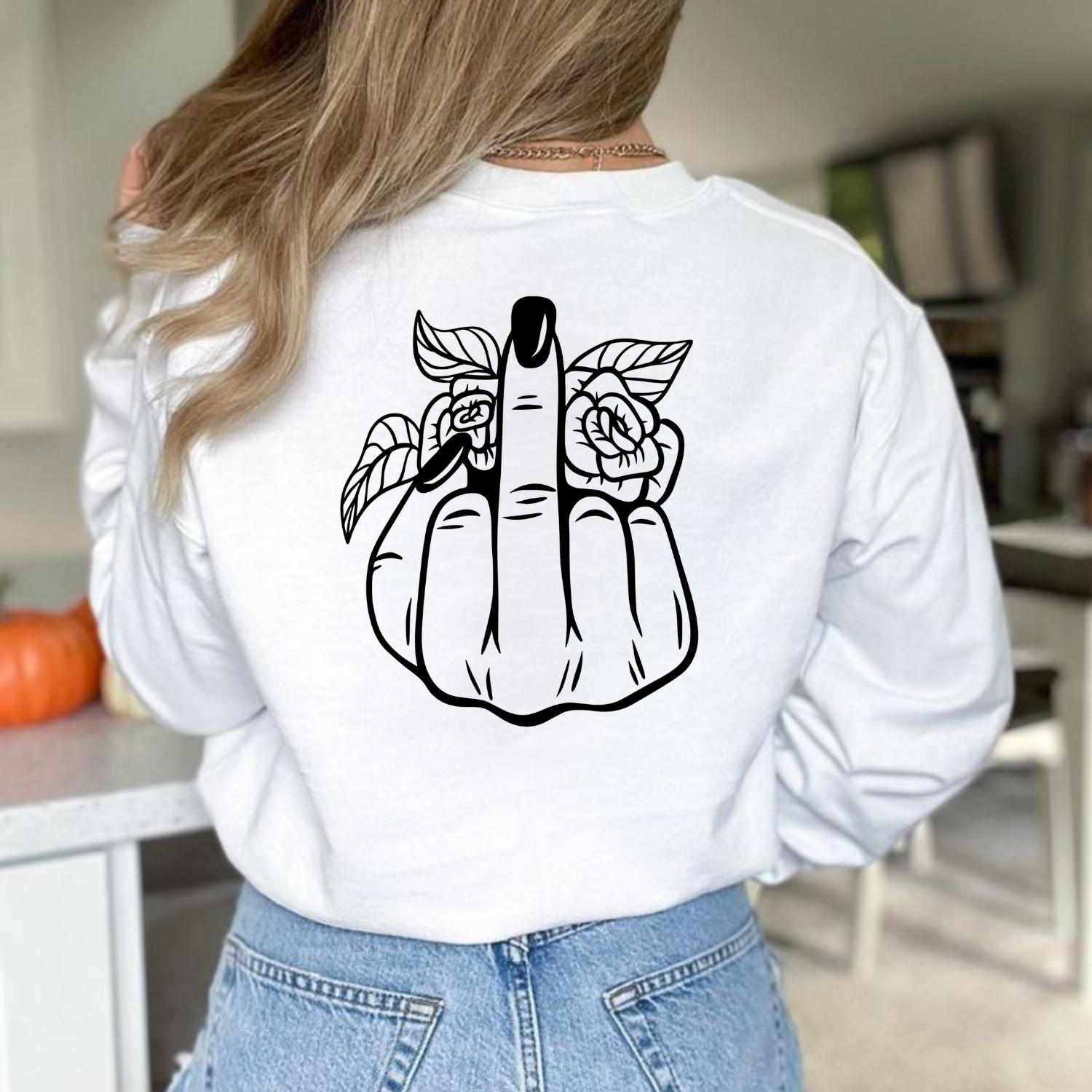 Simple Rude Middle Finger Middle Finger Clipart, Rude Sign, SVG Vector Cut File (digital Download ...