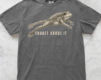Froget über es T-Shirt Lustiges sarkastisches T-Shirt Schwarzer Humor T-Shirt Introvertiertes Grafik-Shirt Anti-soziales Zitat-Hemd Süß aber verdrehtes Goth-Geschenk