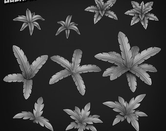 Basing Bits - Ferns pack 2- By Goon Master