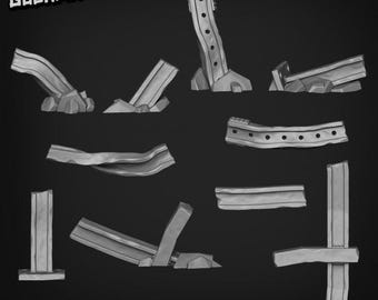 Basing Bits - Steel Girder- By Goon Master