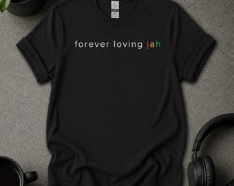 Jah T-Shirt | Rastafarian Reggae Roots Peace and Love Tee