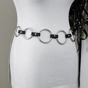 Pasek łańcuchowy Circe o-ring wegański lub skórzany