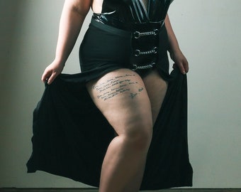 Hecate maxi chain skirt