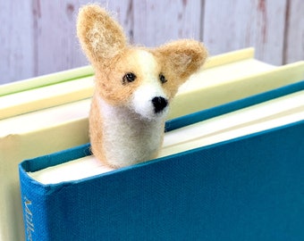 Corgi Bookmark, Gift for Book Lover