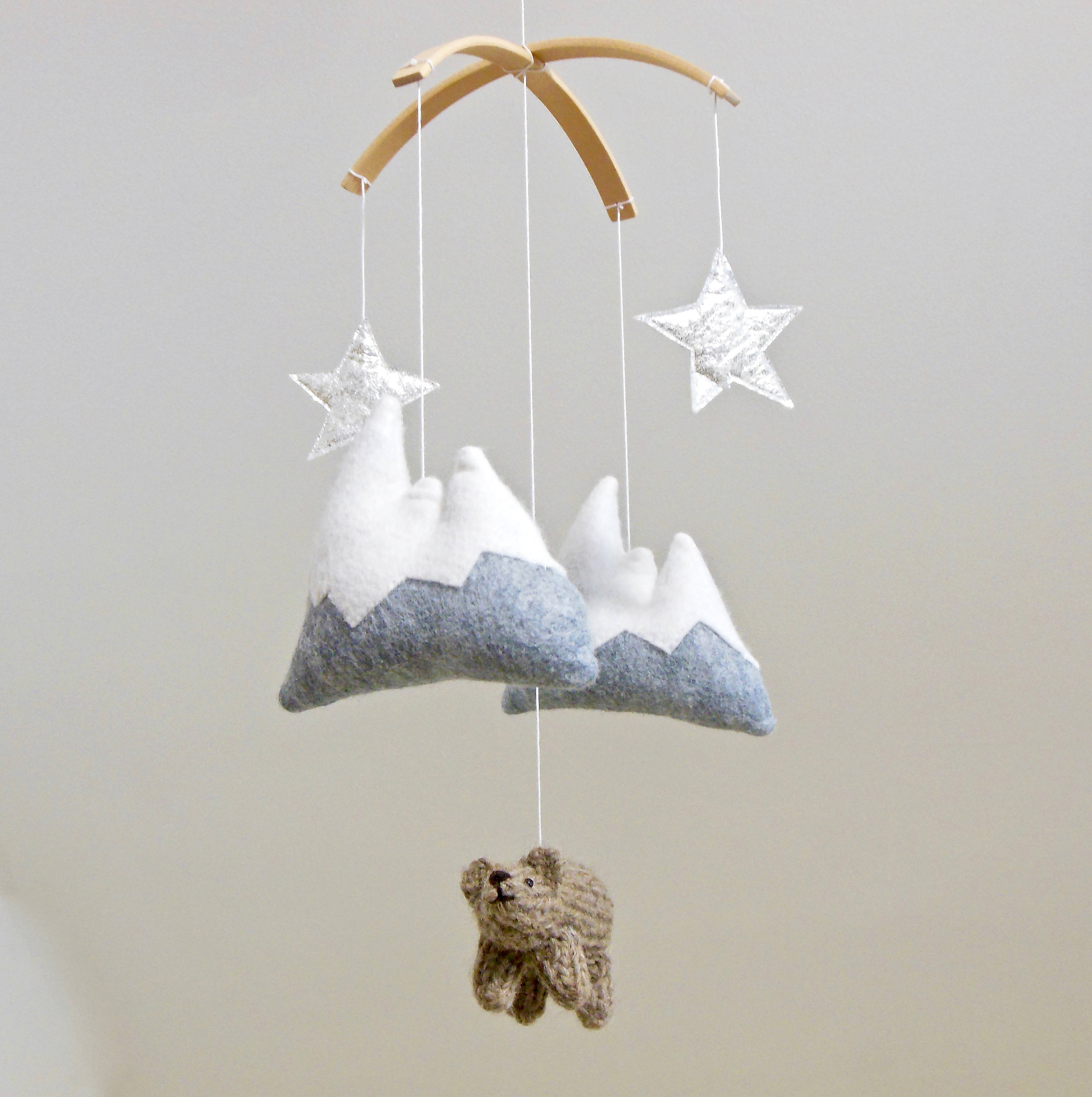 mountain baby mobile