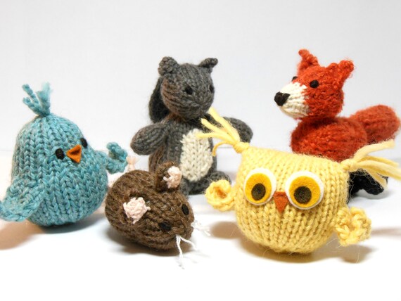 woodland themed stuffed animals