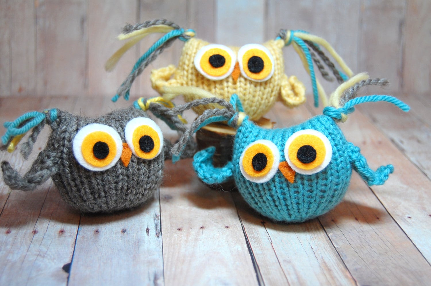 Knitting Pattern Owls Tufty Owl Amigurumi Waldorf Bird Toy Etsy