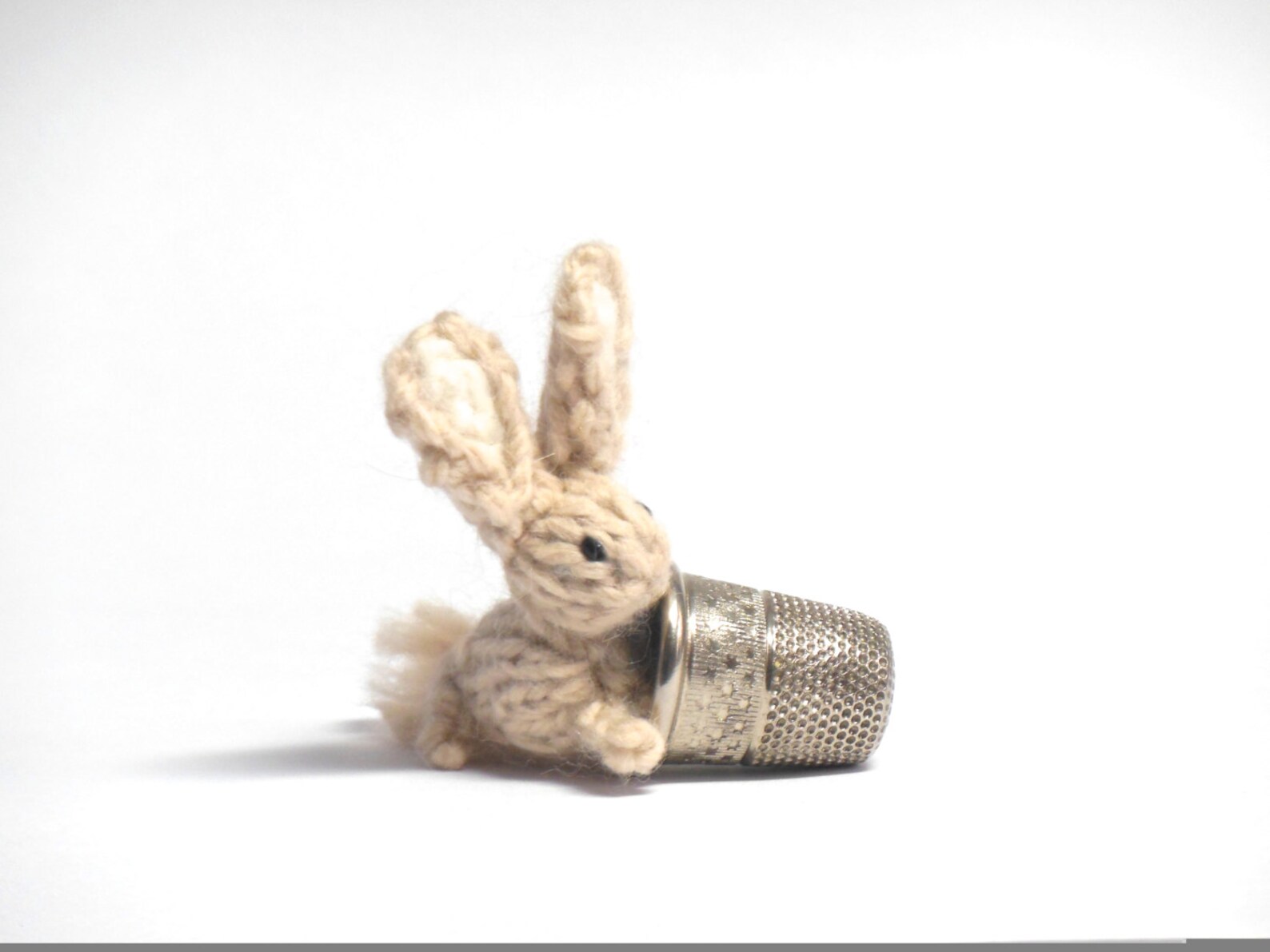 Miniature Bunny Miniature Animal Tiny Knit Animals Knit - Etsy