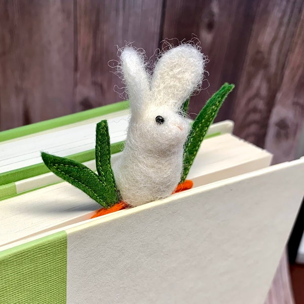 Bunny Bookmark, Gift for Book Lover