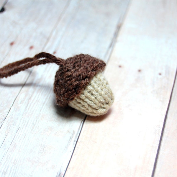 Acorn Knitting Pattern, Instant Download PDF, Craft DIY