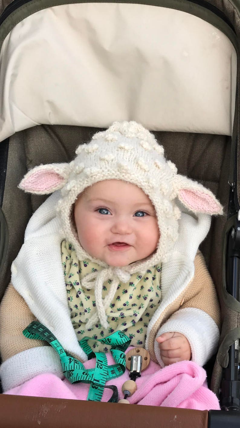 Baby Baby Hat Lamb Hat Newborn Infant animal hat Etsy