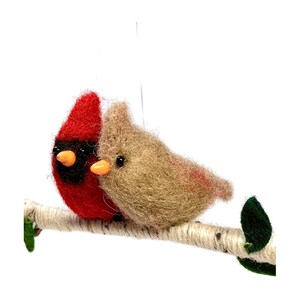 Kardinal Lovebird Ornament, Kardinal Skulptur