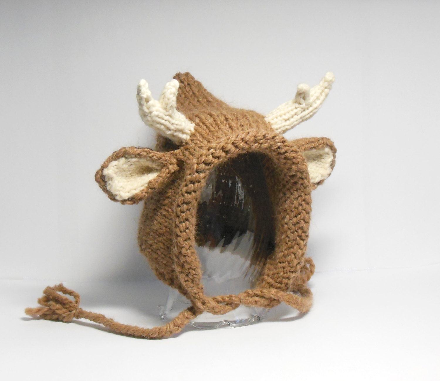 Deer Hat Baby Knit Deer Hat Antlers and Ears Toddler Etsy