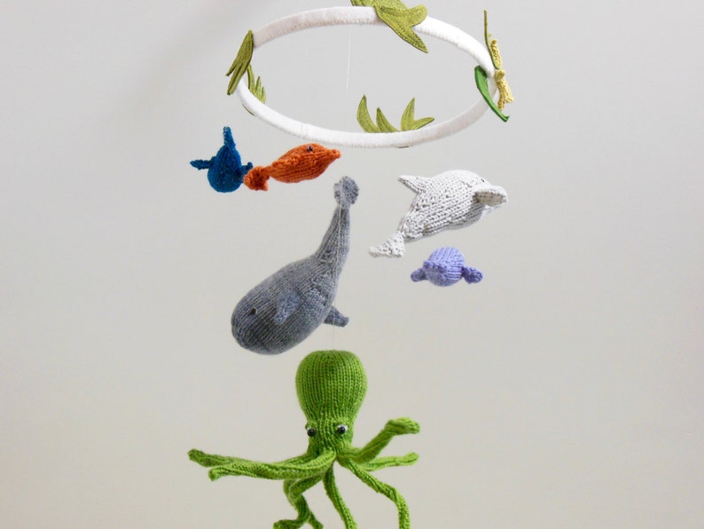 Ocean Baby Mobile Baby Mobiles Sea Creatures Mobile Fish Etsy
