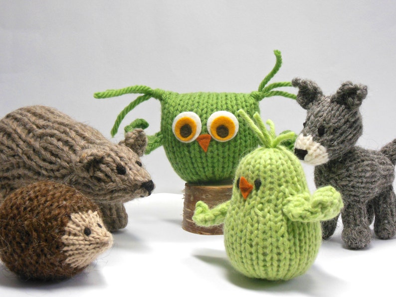 Woodland Animals Woodland Stuffed Toys Waldorf Animals Etsy