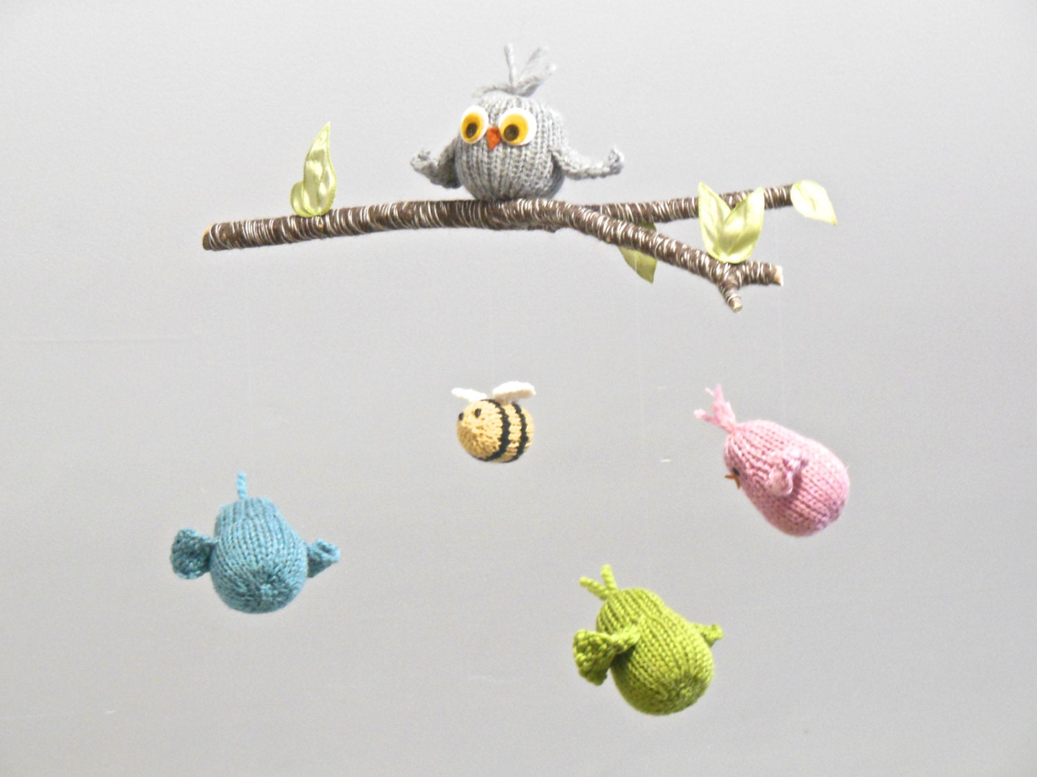 Baby Mobile Owl Baby Mobile Woodland Nursery Mobile Bird Mobile