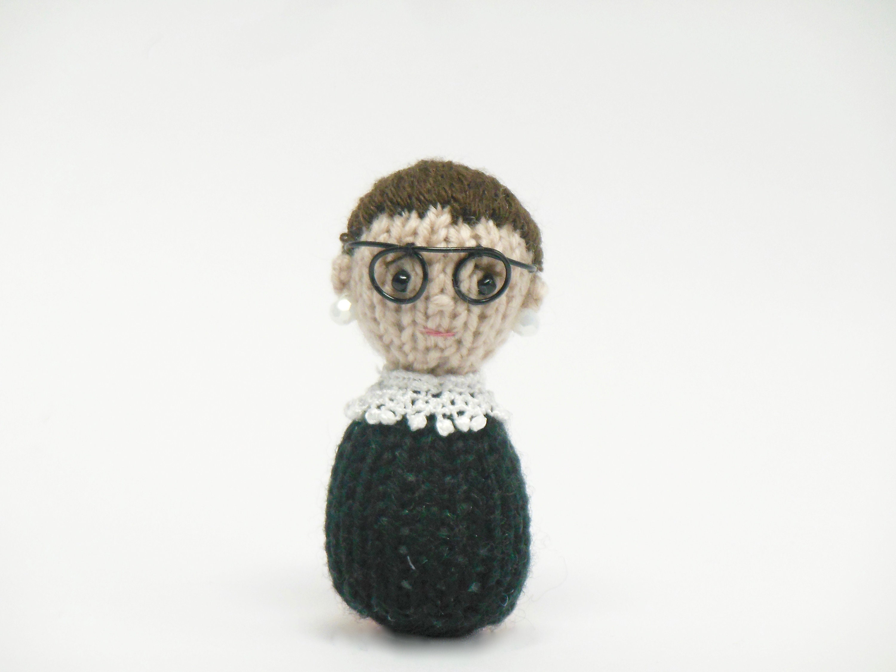 ruth bader ginsburg crochet doll pattern