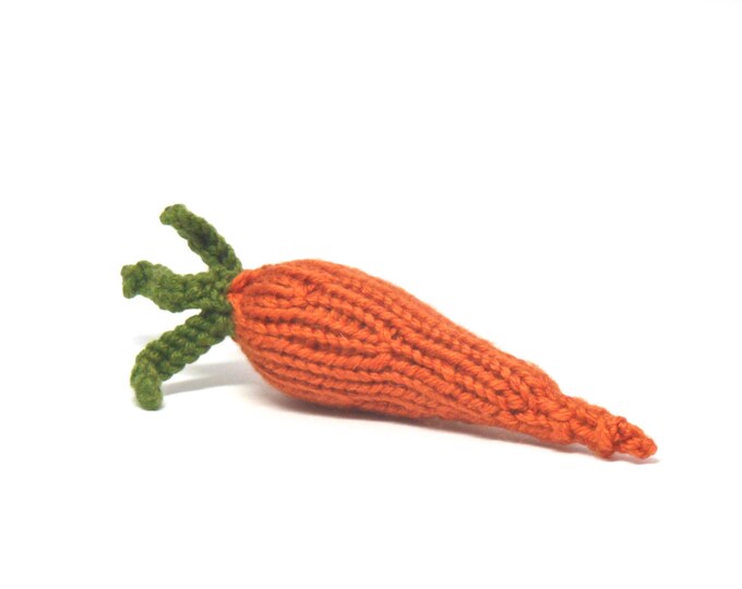 Knit Orange Carrot Photo Prop