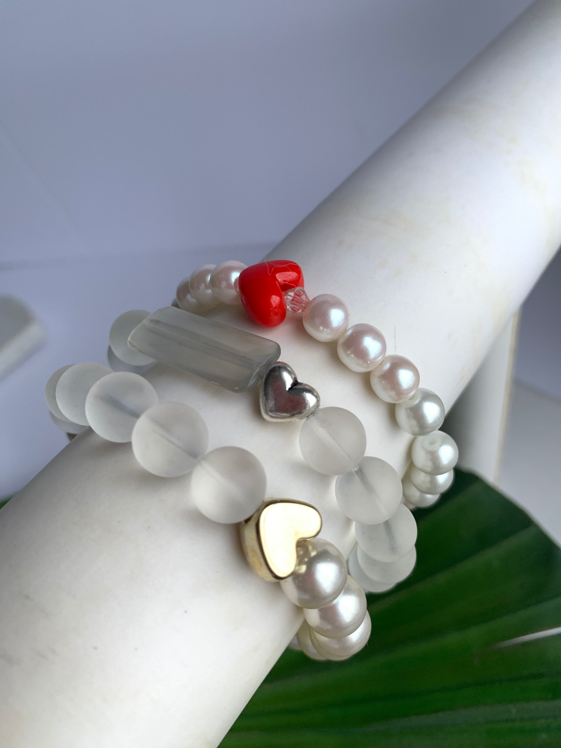 Palpito Heart Stretch Cord Bracelet