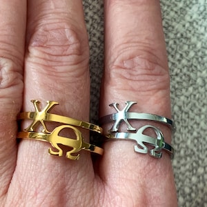 Chi Omega Ring Etsy