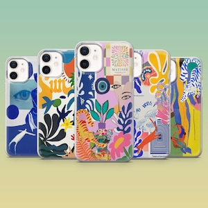 Matisse Art Phone Case Abstract Painting Henri Matisse Cover for iPhone 17Pro,16,15,14,13,12,Samsung S25,S24,S23Fe,S22,A56,Pixel 10,9Pro,8A