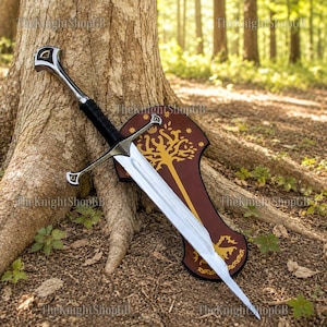 Broken Fantasy Sword Display Prop, Medieval Wall Decor, Battle-Worn Collectible, Gift for him